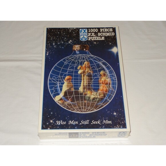 NEW FX SCHMID Wise Men Still Seek Him Nativity 1000 Puzzle Christmas Ornamen USA - Picture 2 of 8